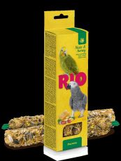 RIO Sticks für Papageien mit Honig und Nüssen, 2x90 g