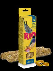 RIO Sticks für Wellensittiche und exotische Vögel mit Honig, 2x40 g