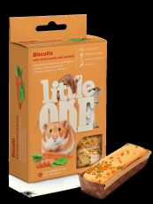 Little One Biscuits für kleine Säugetiere mit Karotten und Spinat, 5x7 g
