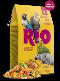 RIO Gourmetfutter für Sittiche und Papageien, 250 g
