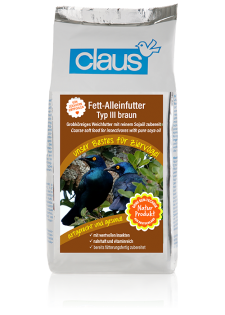 Claus Fett-Alleinfutter III braun 1000 g