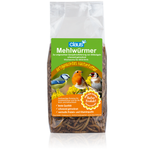 Claus Mehlwürmer Wildvögel 75 g