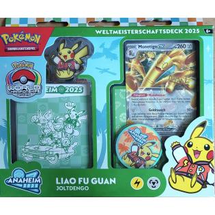 Pokémon Weltmeisterschaftsdeck 2025 – Joltdengo – Liao Fu Guan